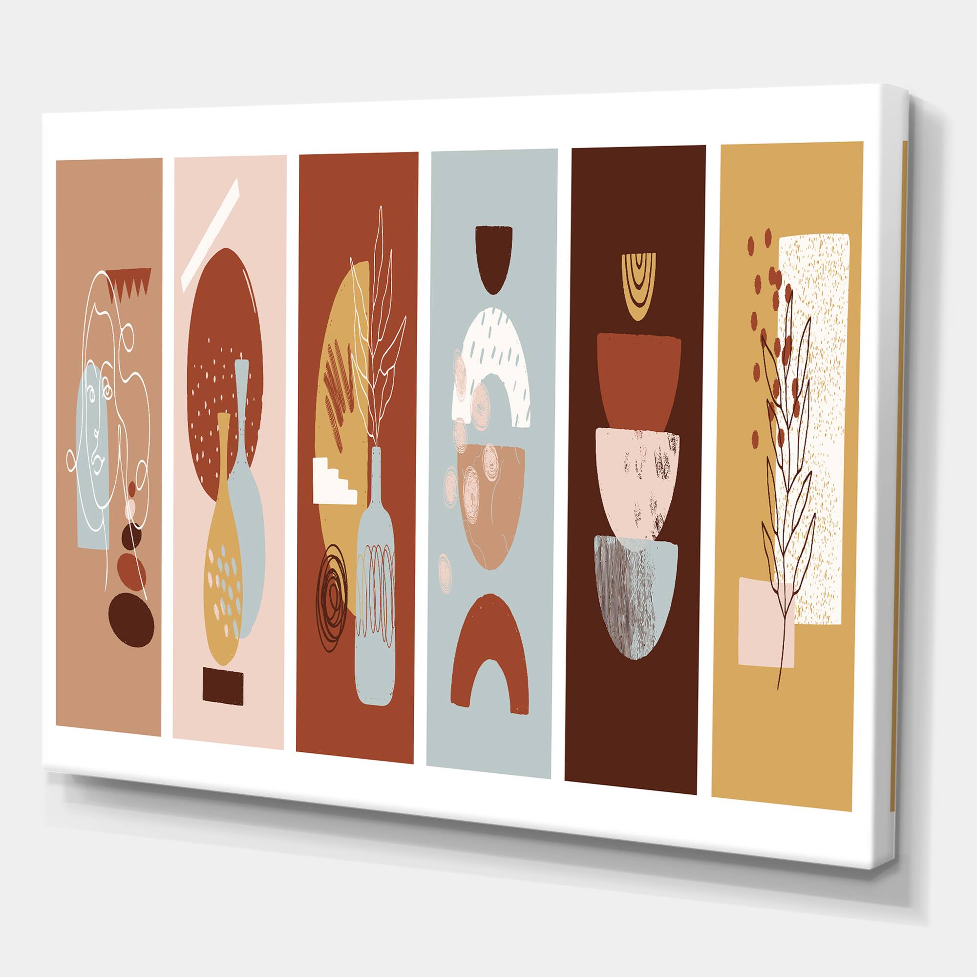 Designart - Minimalistic Compostion of Organic Shapes V